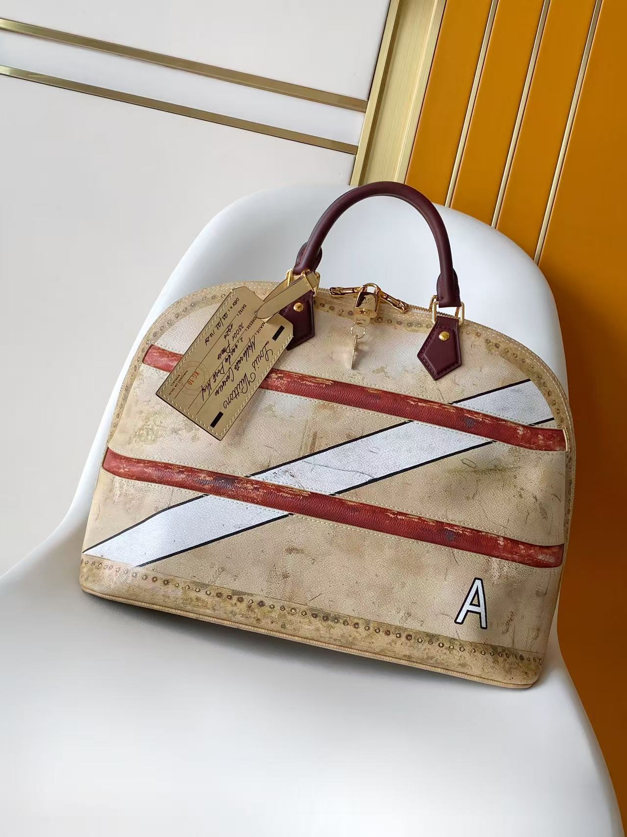 LV Classic Crossbody Bag Monogram Canvas Model M12697 Zip Closure